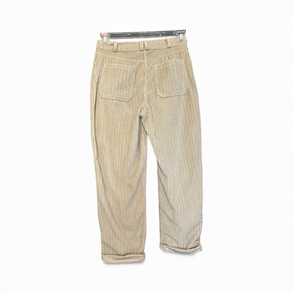🤍✨ EUC TOPSHOP Cream High Waist Corduroy Pants | Sz 6 - Picture 3 of 6